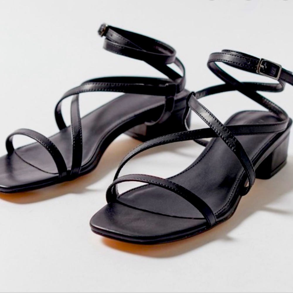 UO Molly Strappy Black Heel